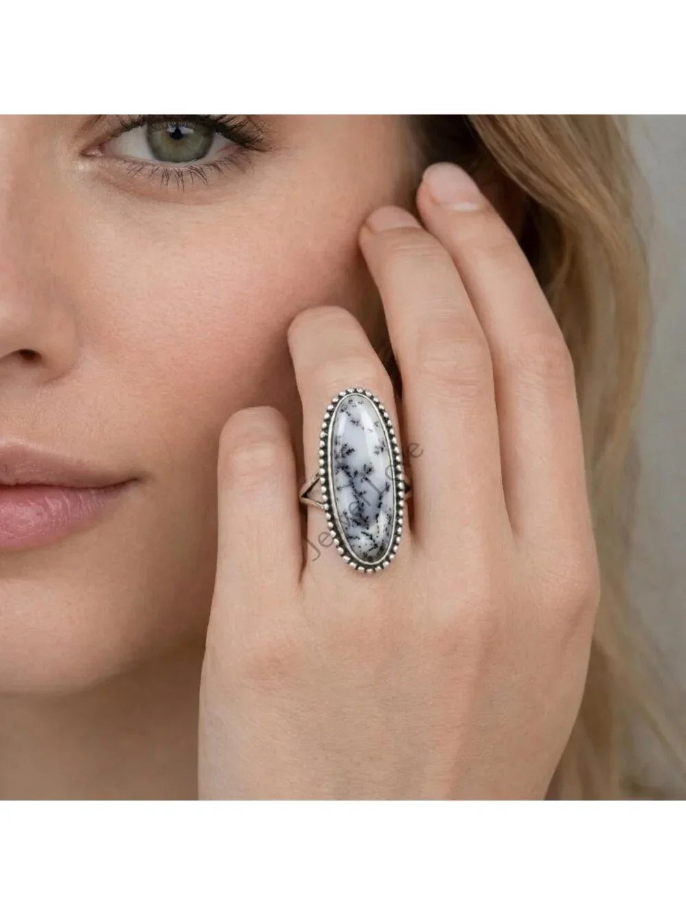 Dainty 925 Sterling Silver Gemstone Ring for Women - Bezel Set Fashion Jewelry
